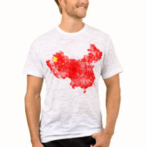La Chine a affligé la chemise T-shirts