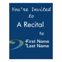 la clef basse opacifie vert-bleu invitations personnalisées