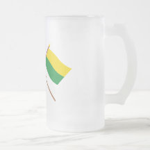 La Colombie et les drapeaux croisés par Vichada Tasse