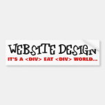 La conception de site Web est une consommation ou  Adhésifs Pour Voiture