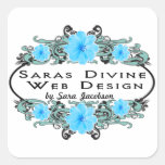 La conception web divine de Sara Autocollants