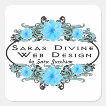 La conception web divine de Sara Autocollants