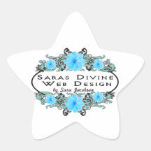 La conception web divine de Sara Autocollants