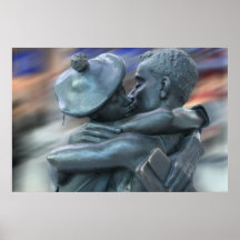 La copie d'affiche d'amants