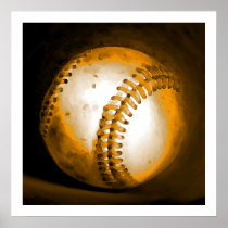 La copie USA d'affiche d'illustration de base-ball