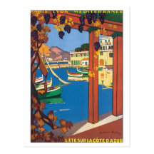 La Cote d'Azur de Lete Sur Carte Postale