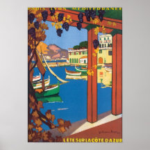 La Cote d'Azur de Lete Sur Posters