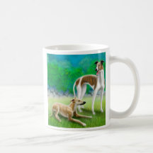 La course de lévriers poursuit la tasse