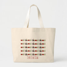 La couture fournit tous dans une rangée sacs fourre-tout