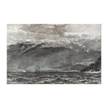 La crête de Tenerife, Sante Cruz Toile Tendue Sur Châssis