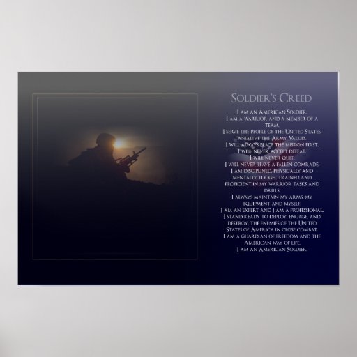 La croyance du soldat posters