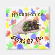 La culture hydroponique cultive sur vous le Habane Magnets