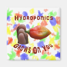 La culture hydroponique élève sur vous des doigts  magnets pour réfrigérateur
