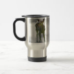La curiosité du cerf commun de bébé mug