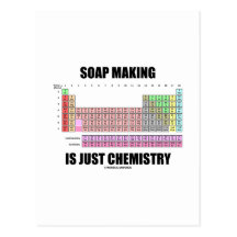 La fabrication de savon est juste chimie cartes postales