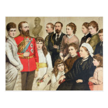 La famille royale, 1880 cartes postales