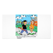 La ferme badine la bande dessinée d'ATV /Tractor Cartes Avec Photo