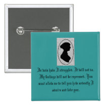 La fierté de Jane Austen badges publicitaires