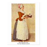 La fille de chocolat par Jean-Etienne Liotard Carte Postale