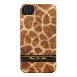 La fourrure iPhone4 de girafe - à peine là - perso Coques Case-Mate iPhone 4