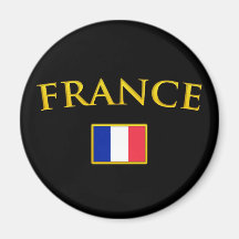 La France d'or Aimant Pour Réfrigérateur