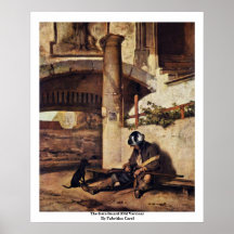 La garde de porte (vieille version) par Fabritius  Posters