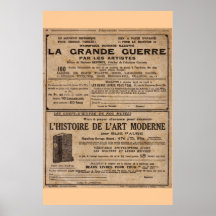 La Grande Guerre, Frankrijk, 1919 Poster