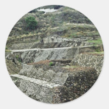 La grande pyramide d'Unexcavated, Cholula Autocollants