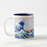 La grande vague outre de Kanagawa, Hokusai Tasse