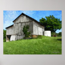 La grange de Grand-PAP Posters