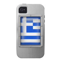 La Grèce en acier inoxydable Étui Vibe iPhone 4