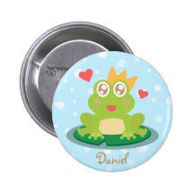 La grenouille de Kawaii avec le scintillement obse Pin's Avec Agrafe