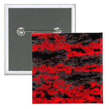 La grunge rouge opacifie le bouton pin's