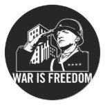 La guerre est autocollant de liberté