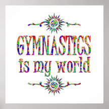 La gymnastique est mon monde posters