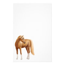 La jeune papeterie de cheval d'oseille papiers à lettres