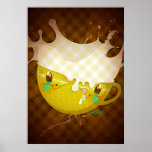 La Leche "tasse jaune d'AMO de Yo de lait "