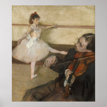 La leçon de danse par Edgar Degas Affiches