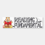 La lecture est adhésif pour pare-chocs fondamental autocollant pour voiture