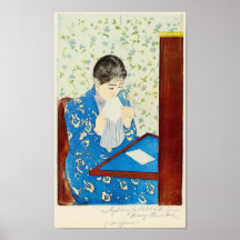 La lettre par Mary Stevenson Cassatt Posters