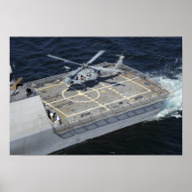 La liberté littorale d'USS de bateau de combat Poster