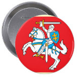 La Lithuanie, Lithuanie Badges Avec Agrafe