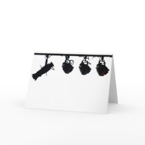 La lumière noire d'étape silhouette l'appareil pho