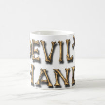 La MAIN de 15 DIABLES d'once de café tasse