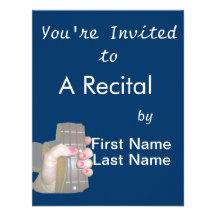 la main femelle tenant le cou de contrebasse quatr invitation