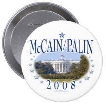 La Maison Blanche 2008 de McCain Palin Pin's