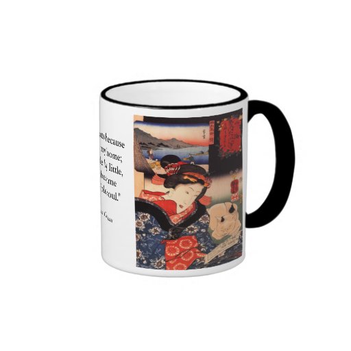 La maison est où le chat est tasse de cadeau