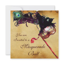La MASCARADE de MARDI GRAS MASQUE le parchemin chi