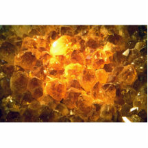 La masse citrine découpage en acrylique