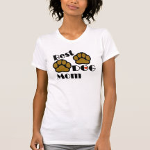 La meilleure chemise de maman de chien avec des pa t-shirts